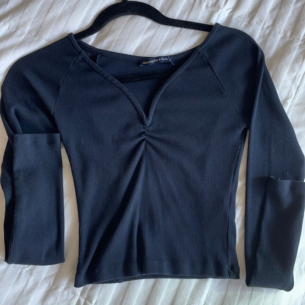 Crop top longe sleep shirt